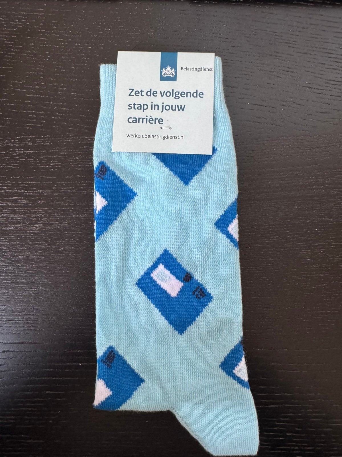 Belastingdienst sok, Kleding | Heren, Ophalen of Verzenden, Zo goed als nieuw, Overige maten, Blauw
