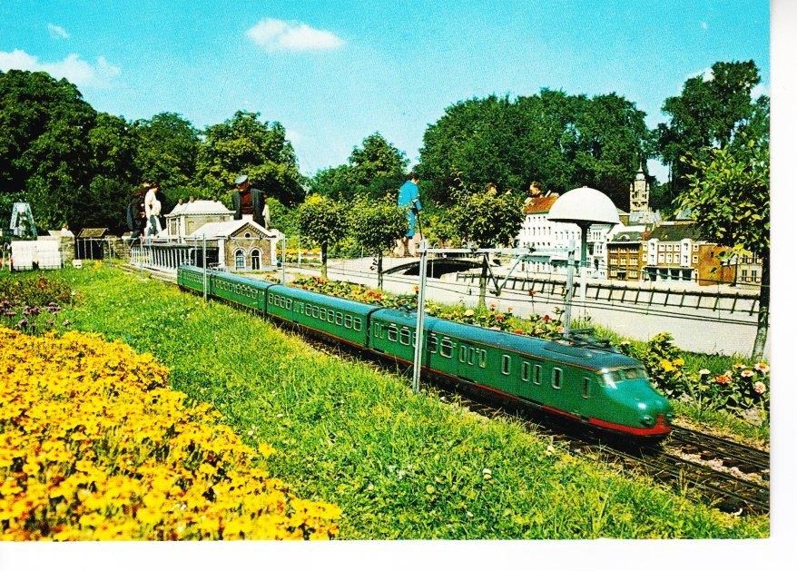 MIDDELBURG- Miniatuur Walcheren. Station met trein. 10-03, Ophalen of Verzenden, 1960 tot 1980, Ongelopen, Zeeland