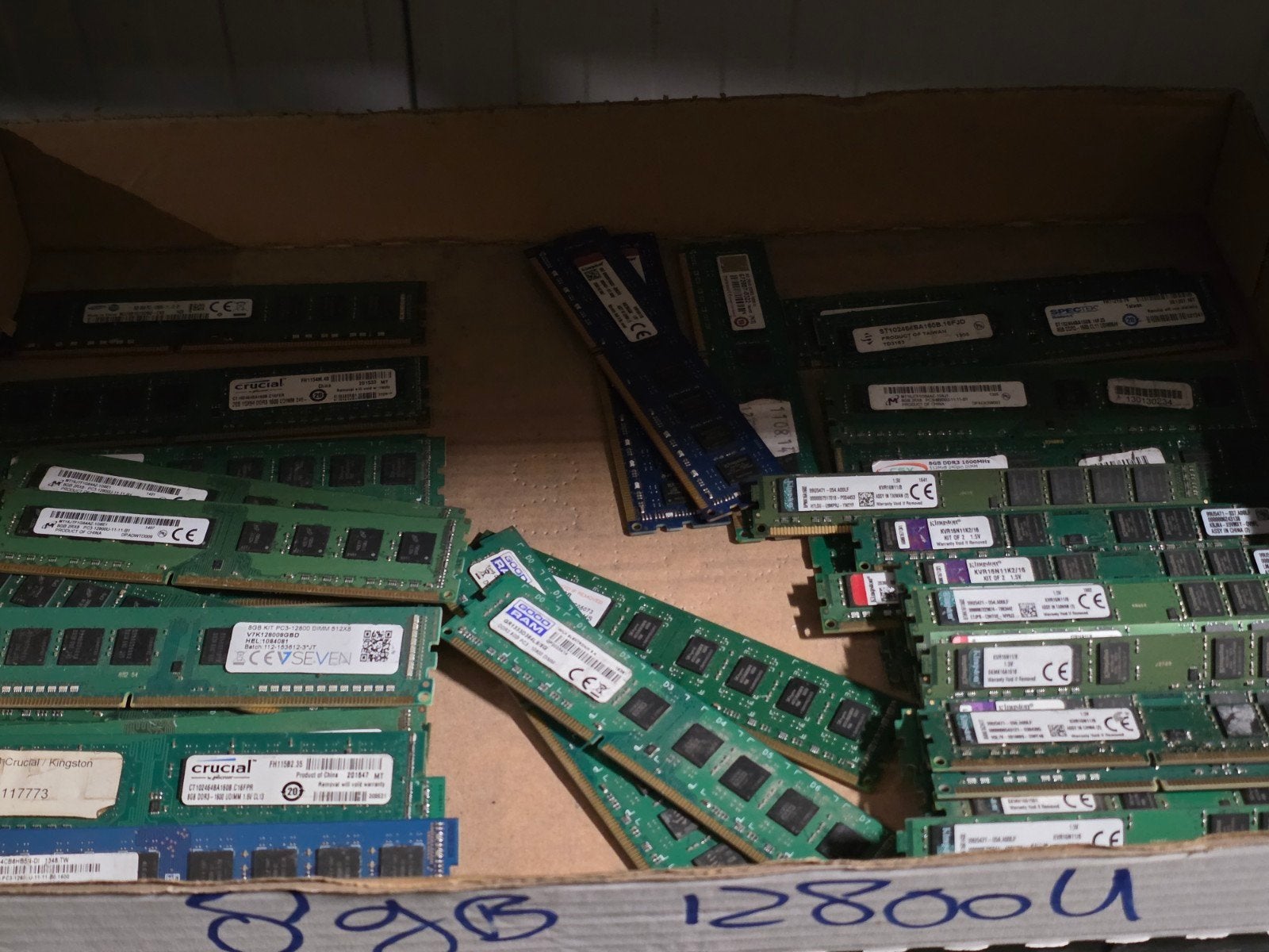 Verschillende merken 8gb pc ram geheugen 12800u pc3 ddr3 160, Computers en Software, Gebruikt, ., 8 GB, DDR3
