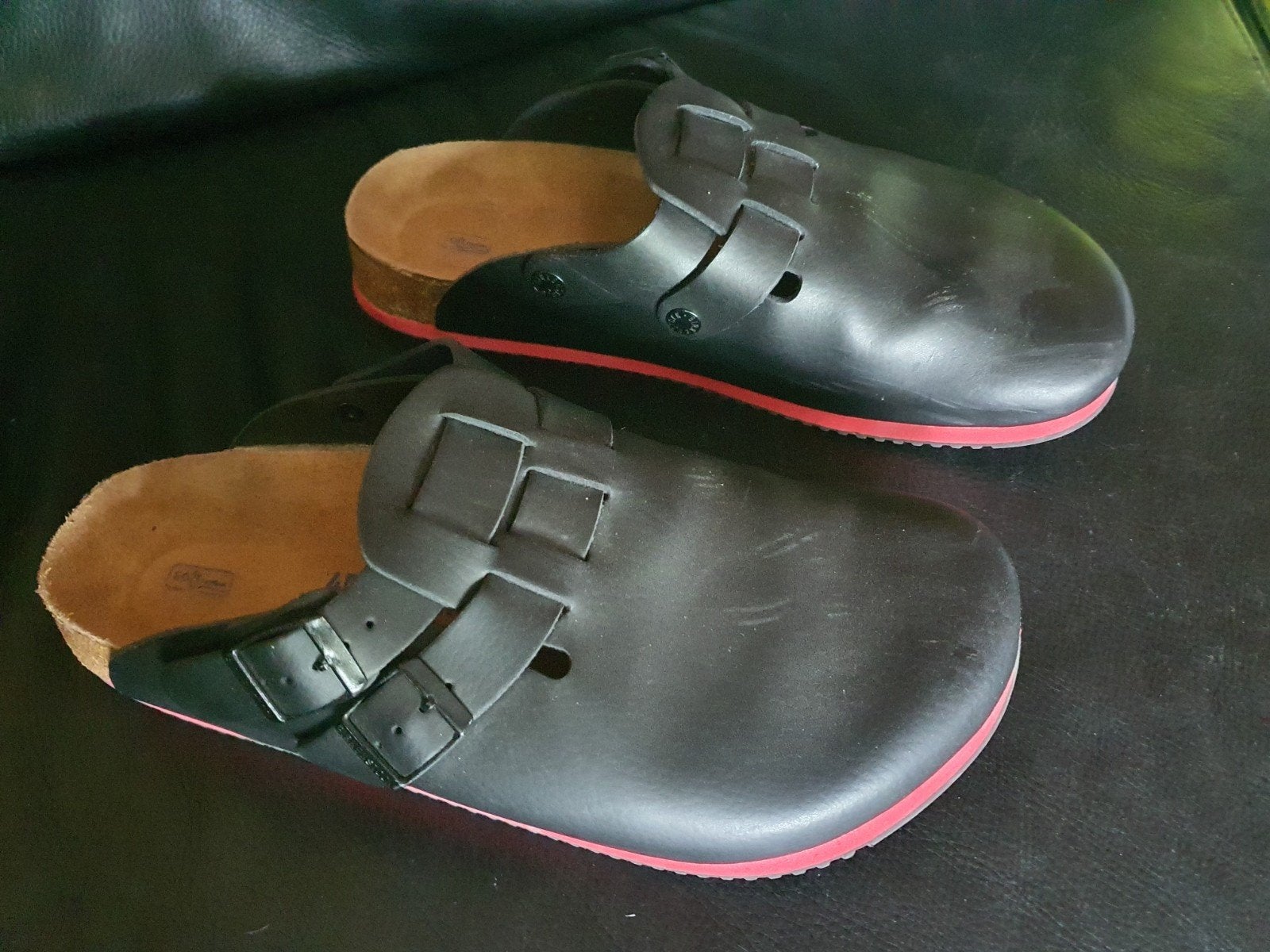 birkenstock leer 45, Ophalen of Verzenden, Zo goed als nieuw, Bruin, Sandalen