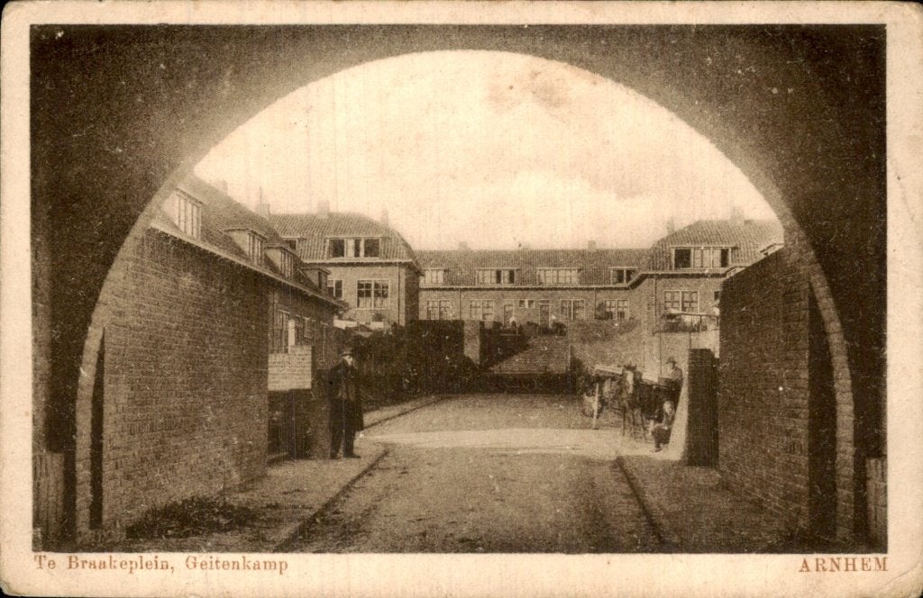 Arnhem - Te Braakeplein - Geitenkamp, Ophalen of Verzenden, 1920 tot 1940, Gelopen, Gelderland