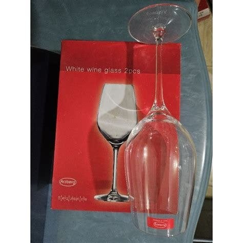 Wijnglazen wit 4 stuks Arzberg  Sequence, Glas of Glazen, Overige merken, Klassiek, Nieuw