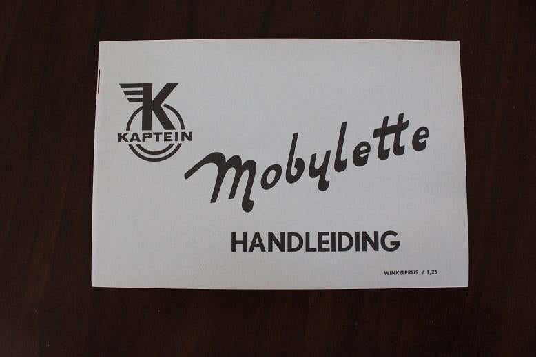 Kaptein Mobylette 1966 bromfiets handleiding, Fietsen en Brommers, Ophalen of Verzenden, Zo goed als nieuw