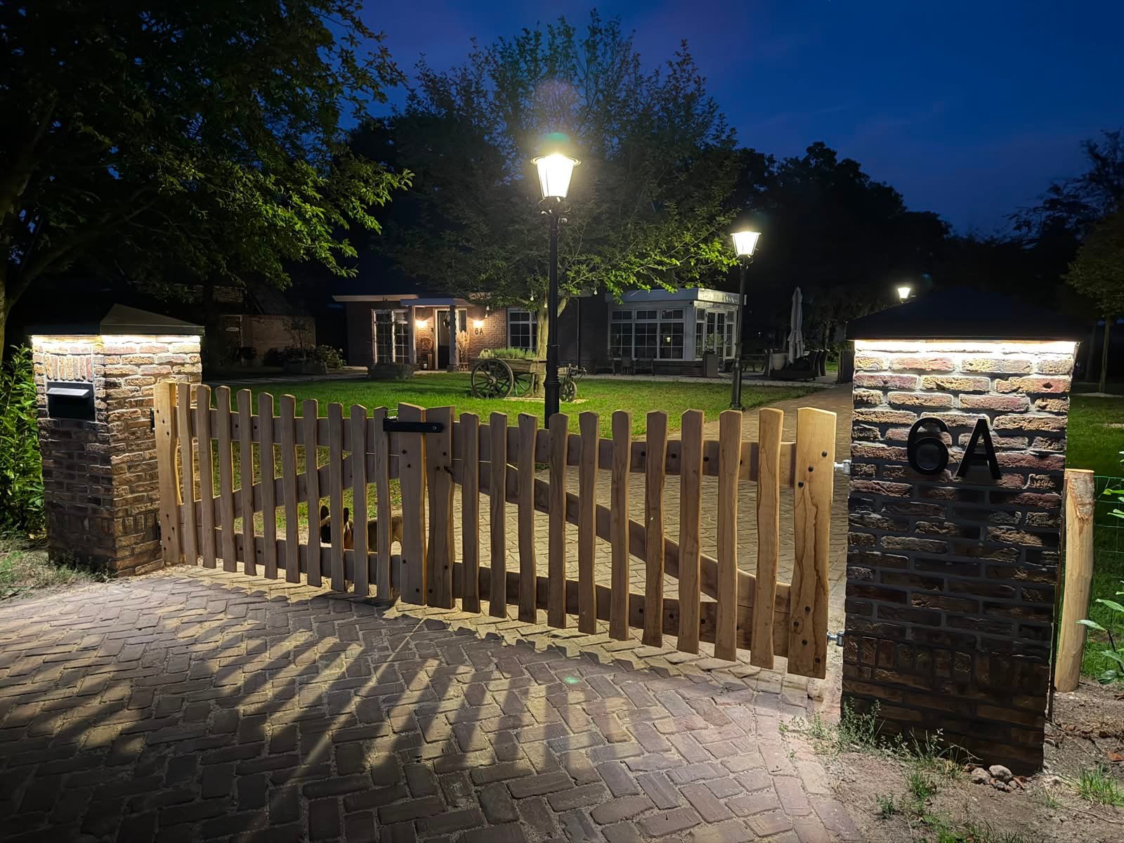 Eikenhouten maatwerk, deuren, hekwerk, meubels, pergola, etc, Ophalen of Verzenden, Nieuw, Hout, Tuinhek
