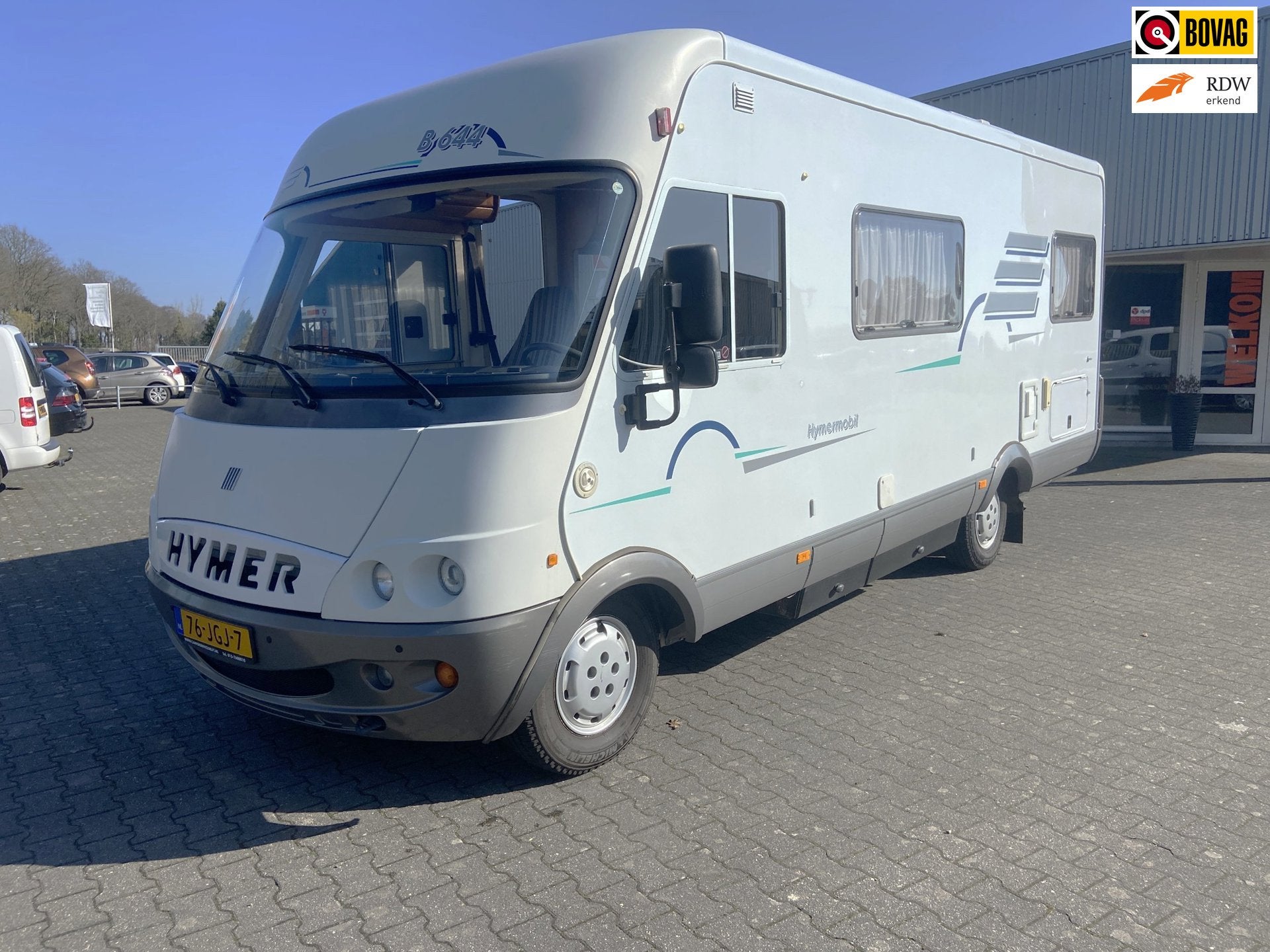 Hymer B 644 Automaat, Bedrijf, Diesel, Navigatie, Luifel