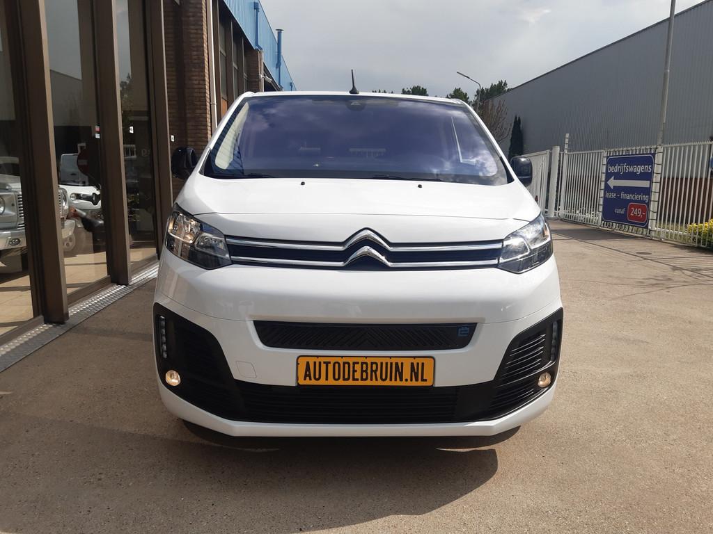 Opel Vivaro-e / Citroen E-SpaceTourer XL L3 75kWh SNELLADER, Auto's, Opel, Zwart, Overige carrosserieën, 7 stoelen, Wit