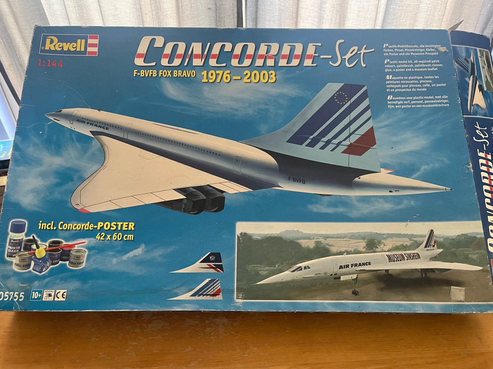 Concorde F-BVFB FOX BRAVO revell  ongebouwd, Verzenden, Zo goed als nieuw, 1:72 tot 1:144, Revell