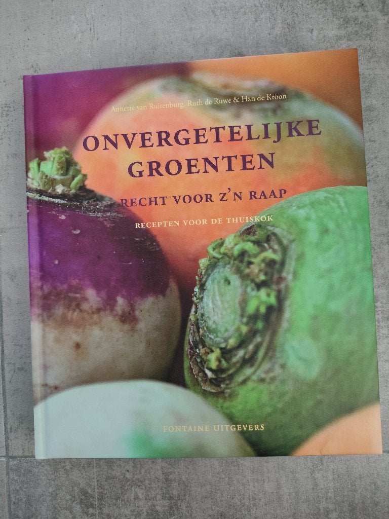 Onvergetelijke groenten Recht voor z'n raap in nieuwstaat!, Ophalen of Verzenden, Nieuw, Nederland en België