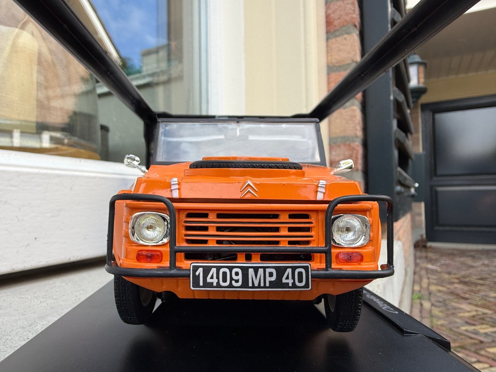 1:18 Citroen Mehari 4x4 Kirghiz Orange 1979 Norev 181654, Hobby en Vrije tijd, Auto, Norev, 70-72 Av. de Bohlen, Vaulx-en-Velin, 69120, France