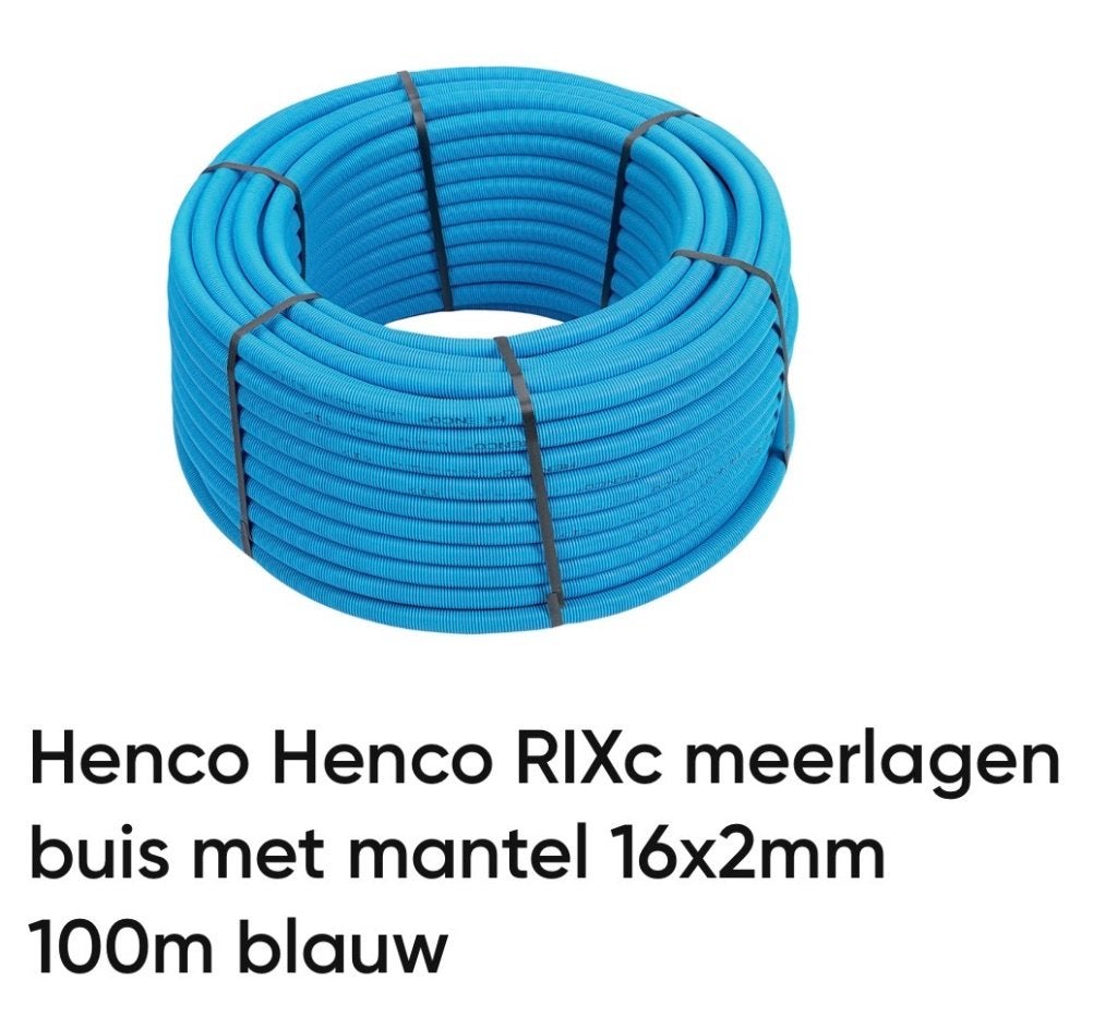 Henco 16x2 100meter rol, Ophalen, Overige materialen, 6 meter of meer, Overige typen