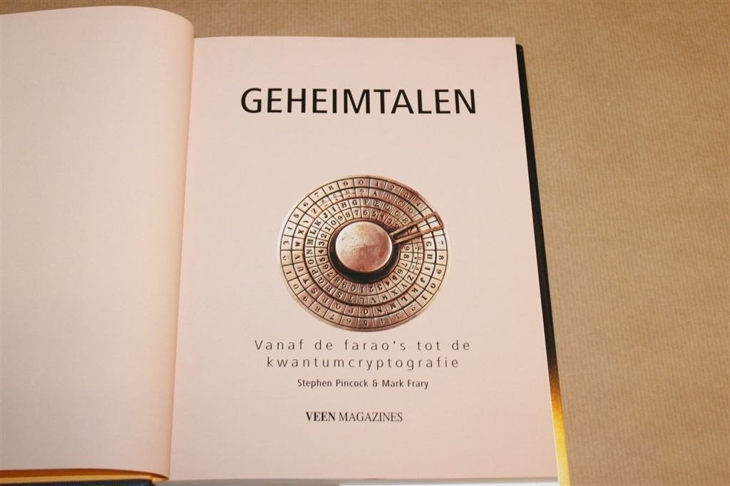 Geheimtalen — Van Farao's tot Kwantumcryptografie, Ophalen of Verzenden, Zo goed als nieuw, Europa