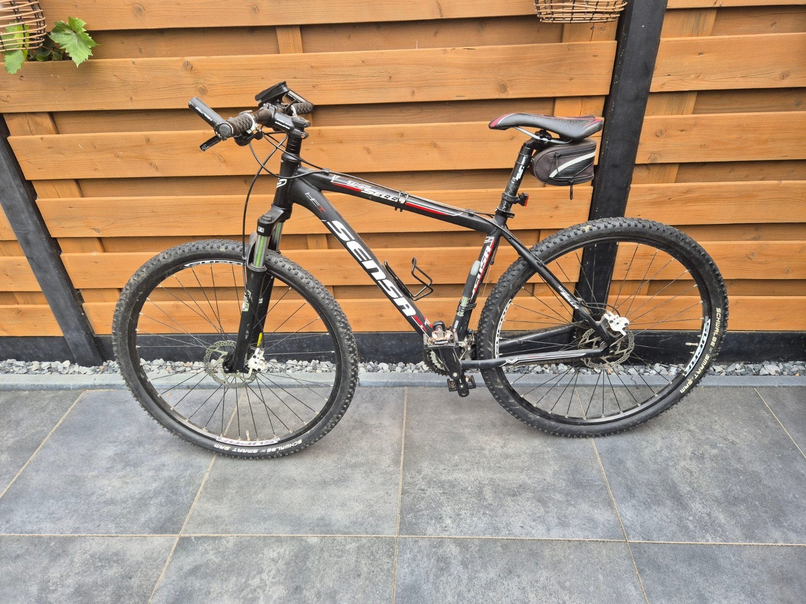 Sensa mountainbike met schijfremmen en vering, Gebruikt, Hardtail, Heren, 49 tot 53 cm