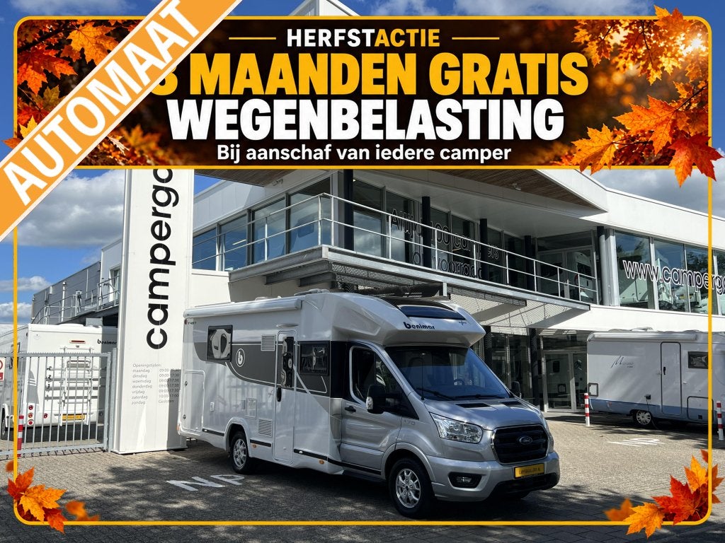 Benimar Tessoro Northautokapp 497 QUEENSBED+HEFBED AUTOMAAT, Automaat, Winterisolatie, Ford, 7 tot 8 meter