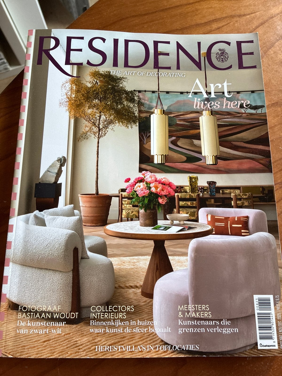 Residence Magazine - Nov/Dec 2025, Ophalen of Verzenden, Zo goed als nieuw, Overige typen