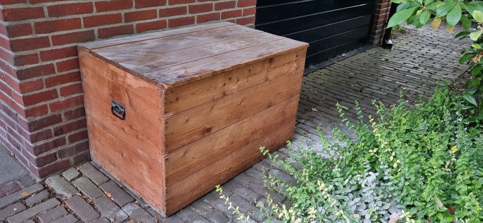 Grote houten kist - perfect voor opslag of decoratie, Ophalen