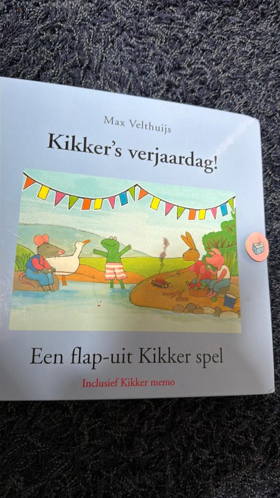 Kikker’s verjaardag. Flap-uit Kikkerspel. Max Velthuijs, Ophalen of Verzenden, Zo goed als nieuw, Fictie algemeen