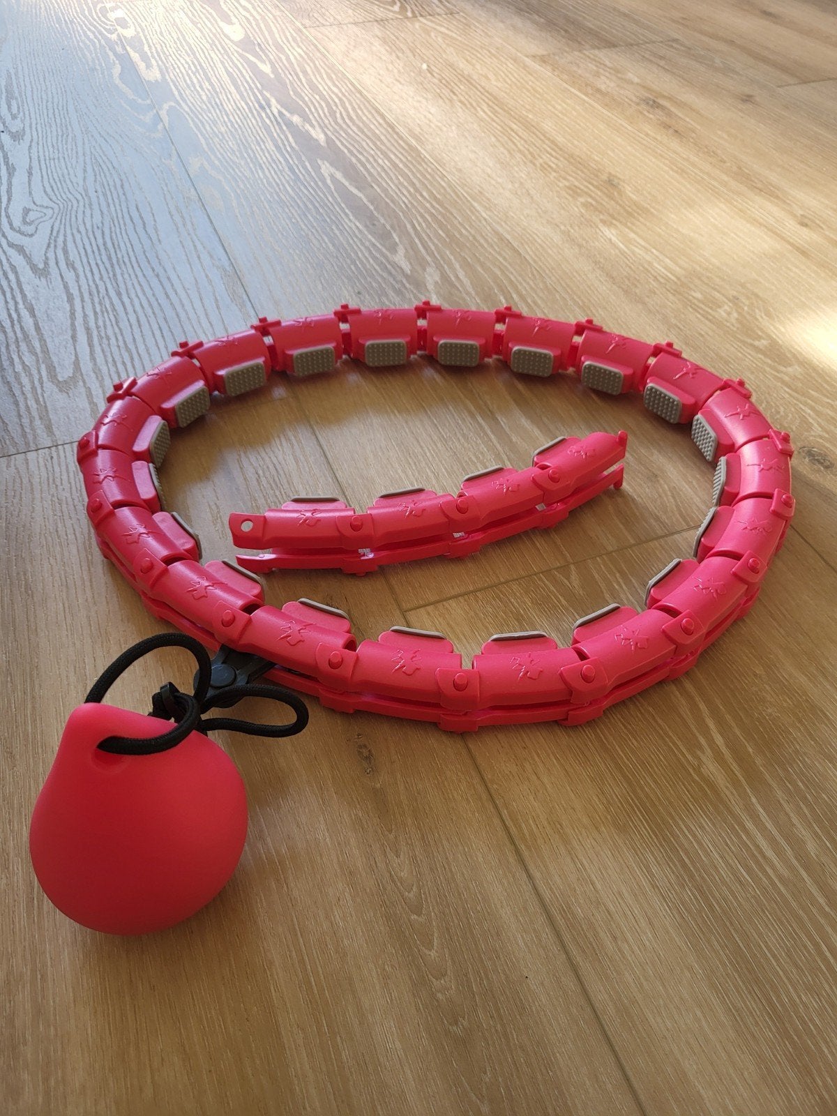 Smart Hula Hoop met verzwaard gewicht, Sport en Fitness, Ophalen of Verzenden, Gebruikt, Buik, Overige typen
