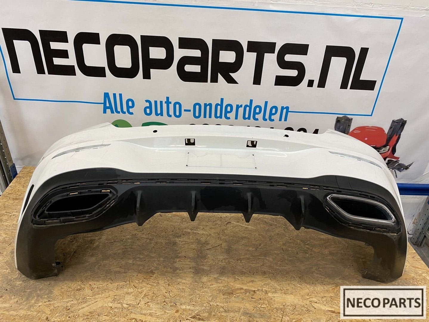 BUMPER CLA W118 AMG ACHTERBUMPER ALLES LEVERBAAR !!!, Gebruikt, -, Ophalen of Verzenden, Achter