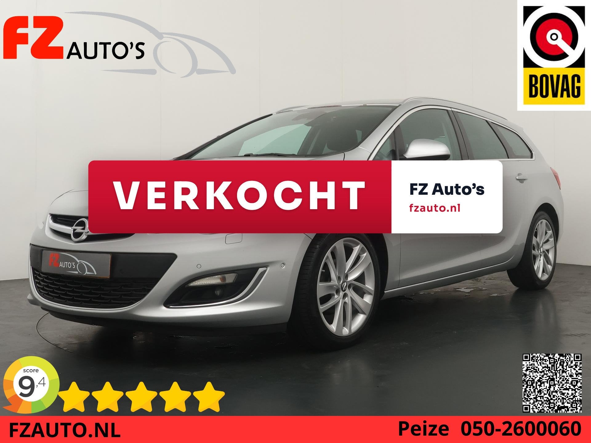 Opel Astra Sports Tourer 1.4 Turbo Business + - Navigatie -, Voorwielaandrijving, Stof, Gebruikt, 4 cilinders