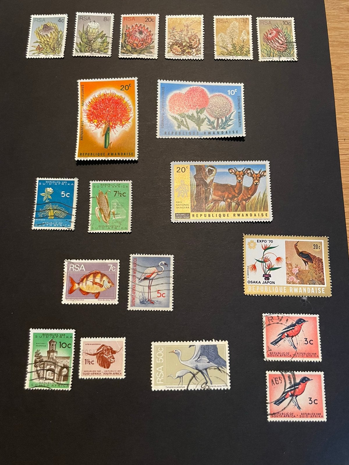 Postzegels Afrika, Verzenden, Zuid-Afrika