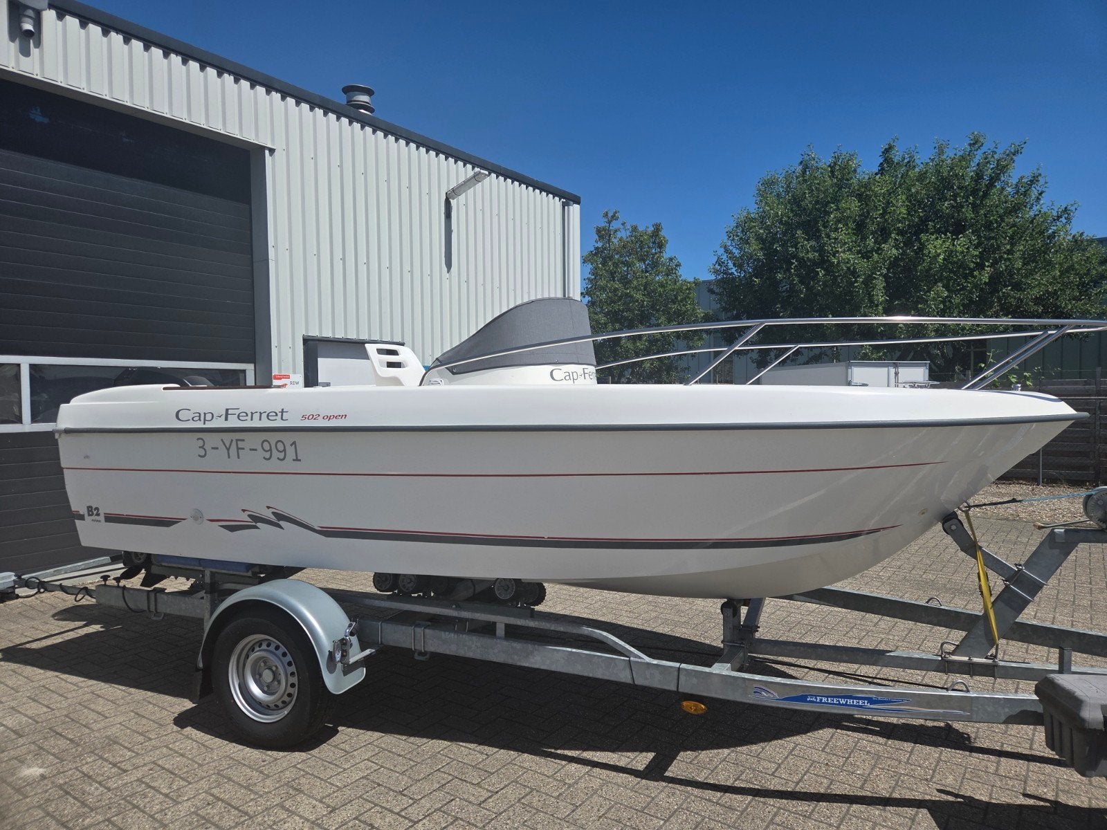 Cap-Ferret 505 Open met Mercury 50pk EFI 4 takt ,Consolehoes, Gebruikt, Viertaktmotor, 5 m, Ophalen of Verzenden