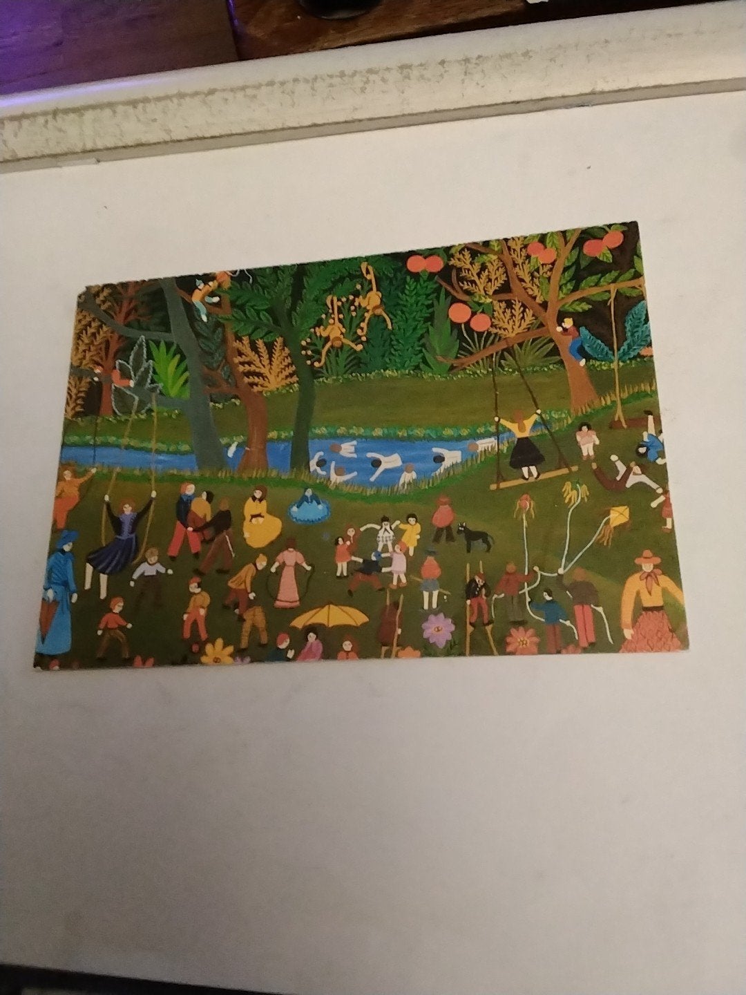 Vintage UNICEF Ansichtkaart - Olga de Chica Colombia, Ophalen of Verzenden, 1980 tot heden, Gelopen