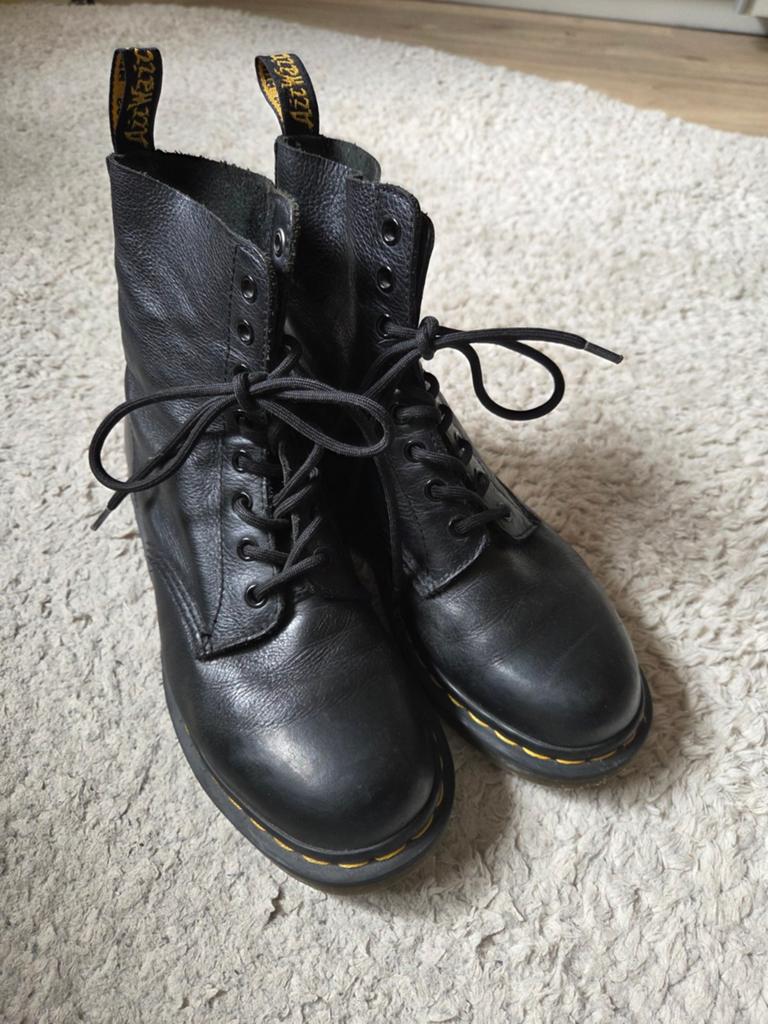 Dr. Martens 1460 Pascal Virginia Leer Zwart Maat 39, Kleding | Dames, Schoenen, Zwart, Lage of Enkellaarzen, Ophalen of Verzenden