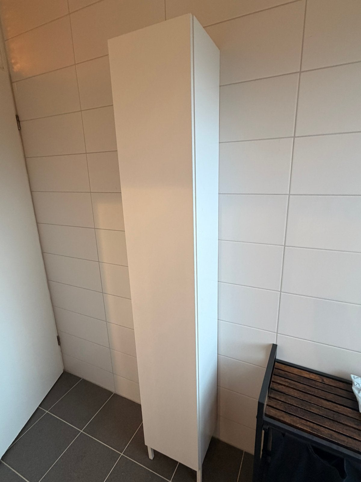 Smalle badkamerkast ikea, Ophalen, (Half)hoge kast, Minder dan 50 cm, Gebruikt