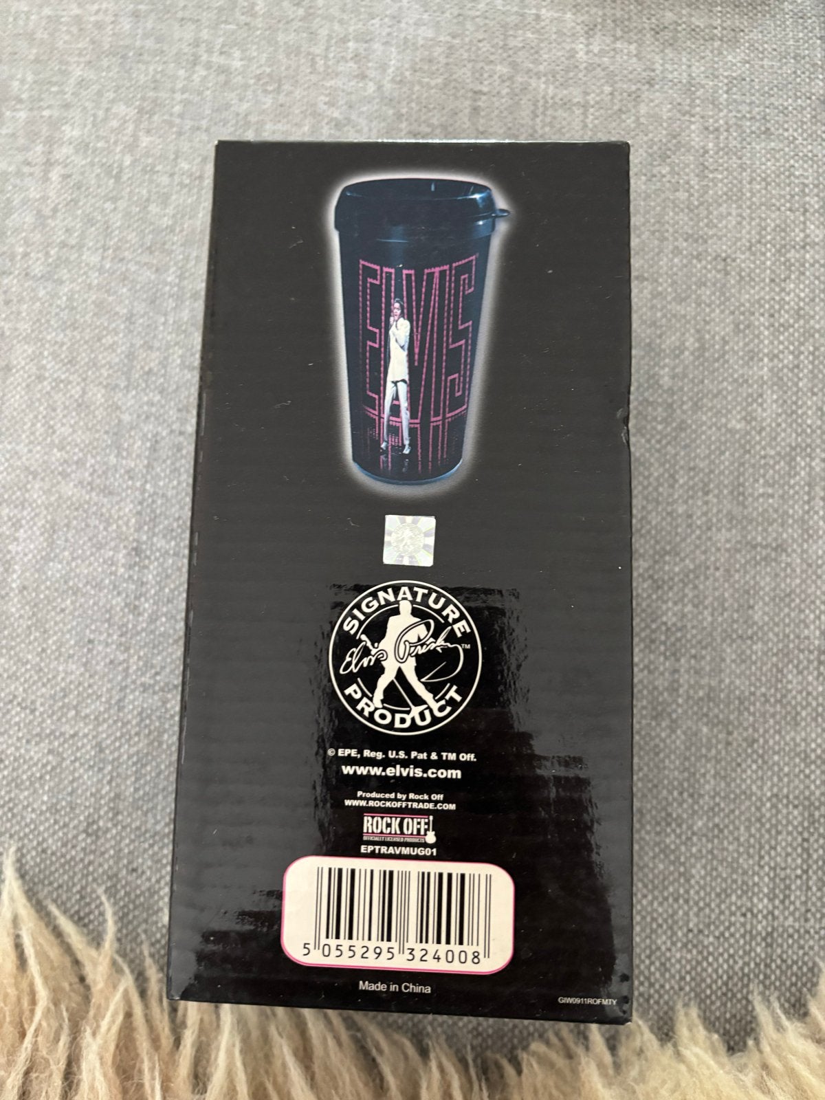 Nieuwe Elvis Presley Travel Mug - E.P.E. Officieel Product, Ophalen of Verzenden, Nieuw