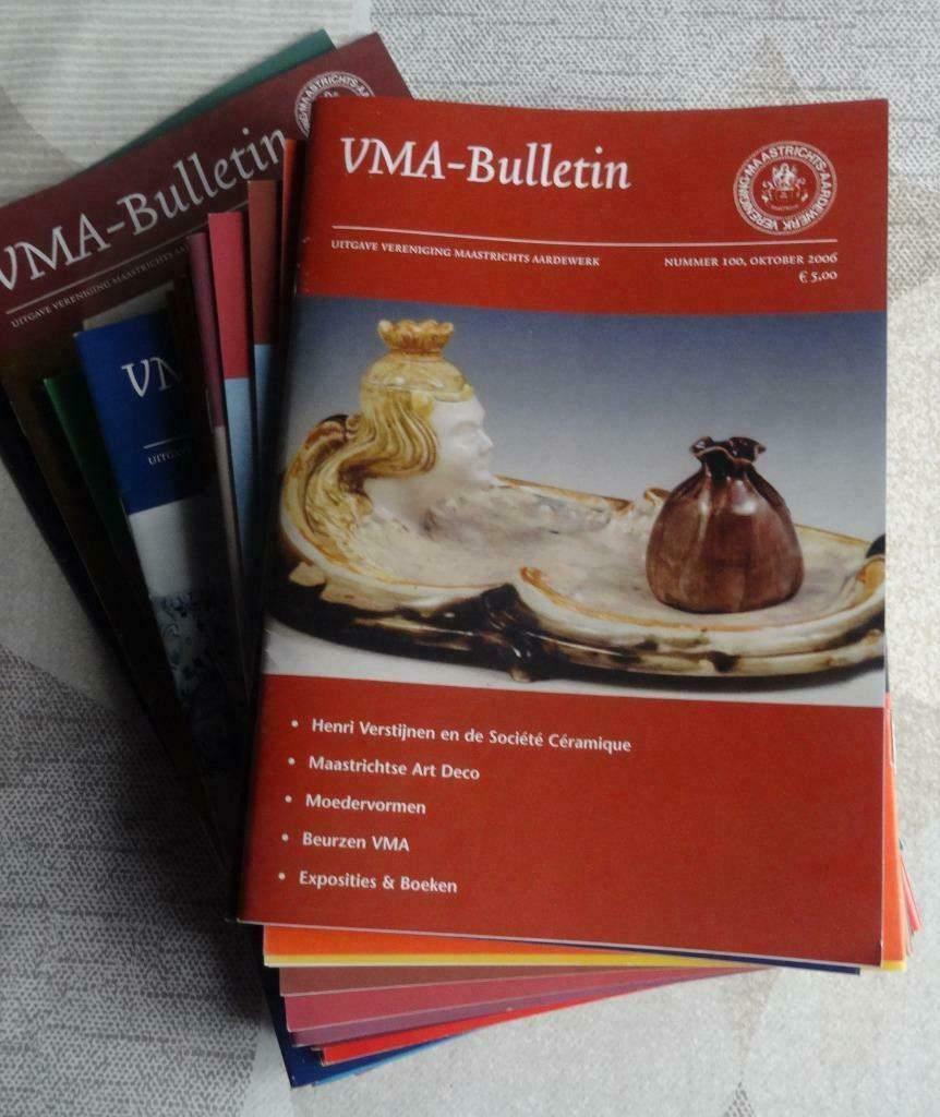 VMA CATALOGI * MAASTRICHT KERAMIEK * Jaargangen *, Verzenden, Zo goed als nieuw, MAASTRICHT KERAMIEK, Catalogus