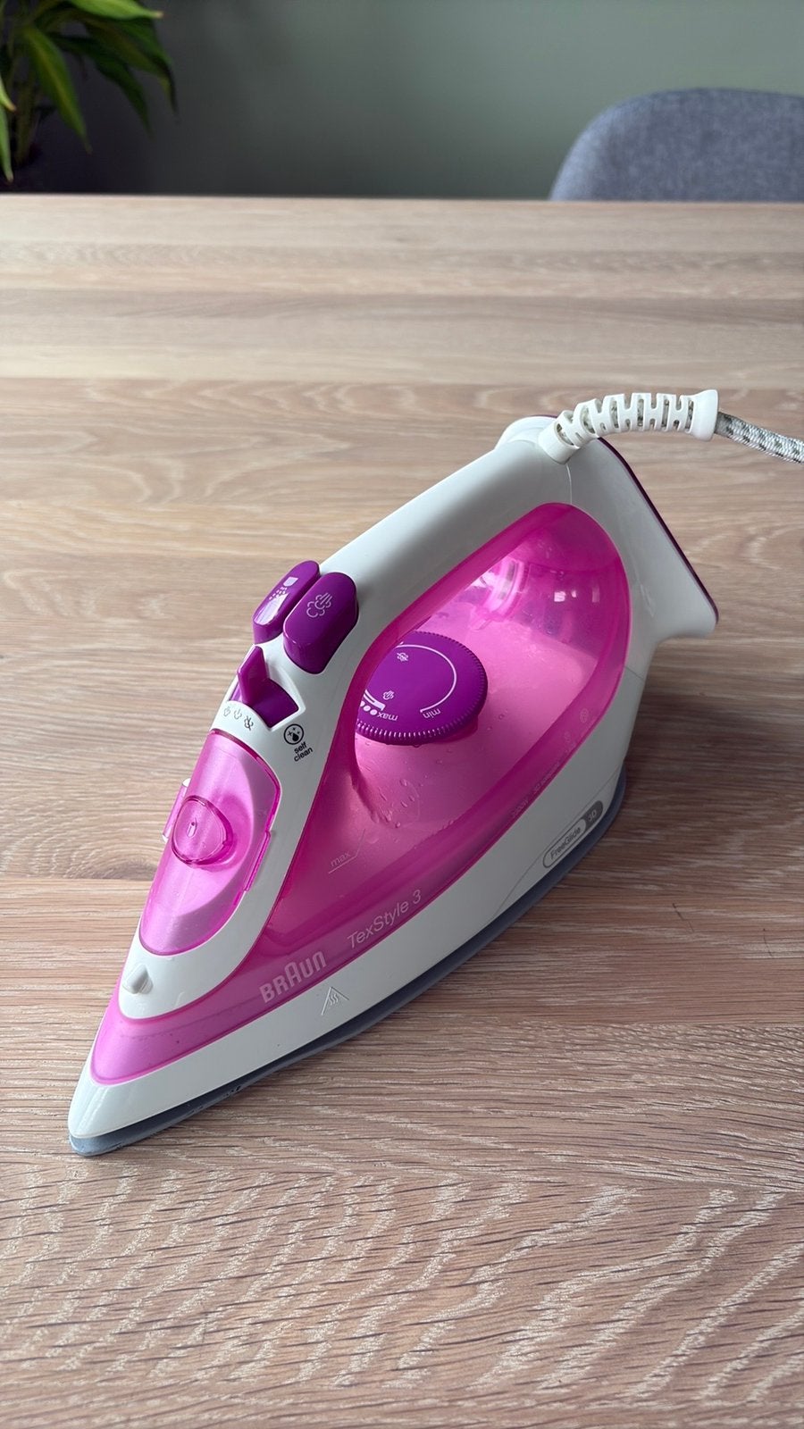 Braun TexStyle 3 strijkijzer / iron, Witgoed en Apparatuur, Strijkijzers en Strijkplanken, Ophalen, Gebruikt