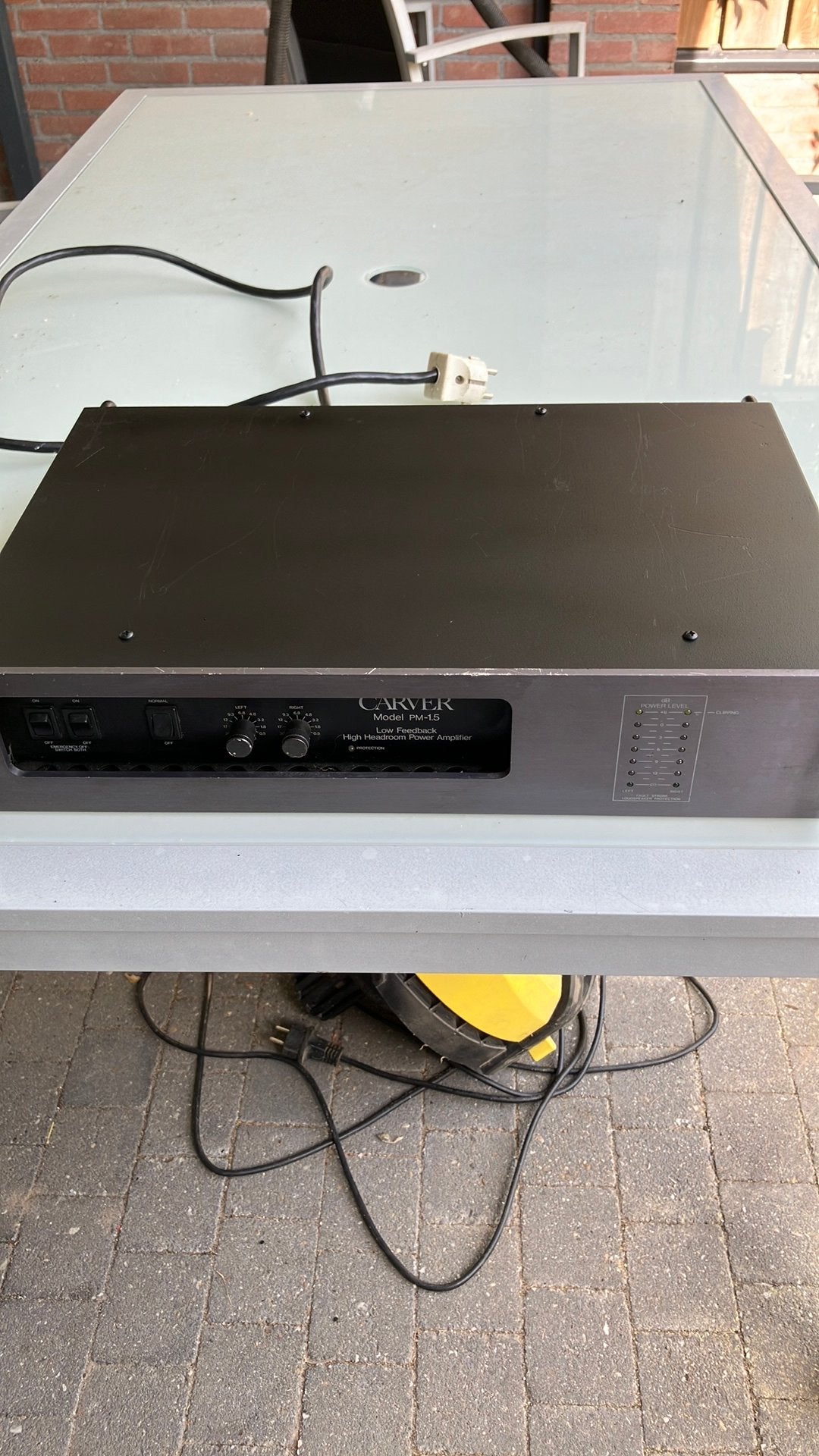 Carver versterker, Ophalen of Verzenden, Gebruikt, Minder dan 500 watt