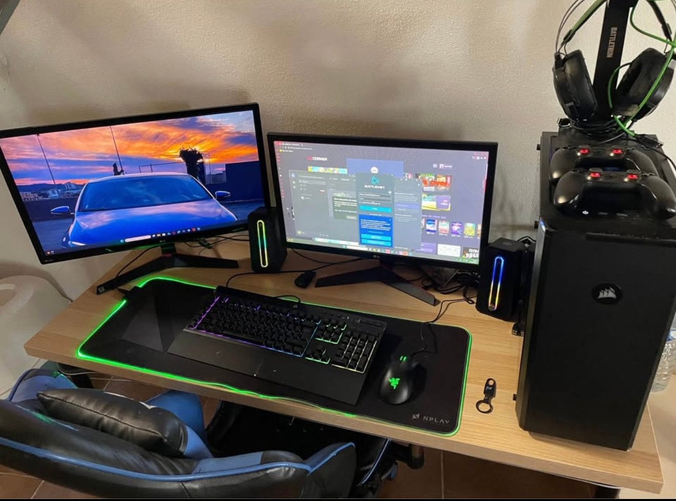 PC Gamer + Complete Setup i5 GTX 1060 SSD 16GB RAM Monitoren, Met monitor, Ophalen of Verzenden, Zo goed als nieuw, Gaming