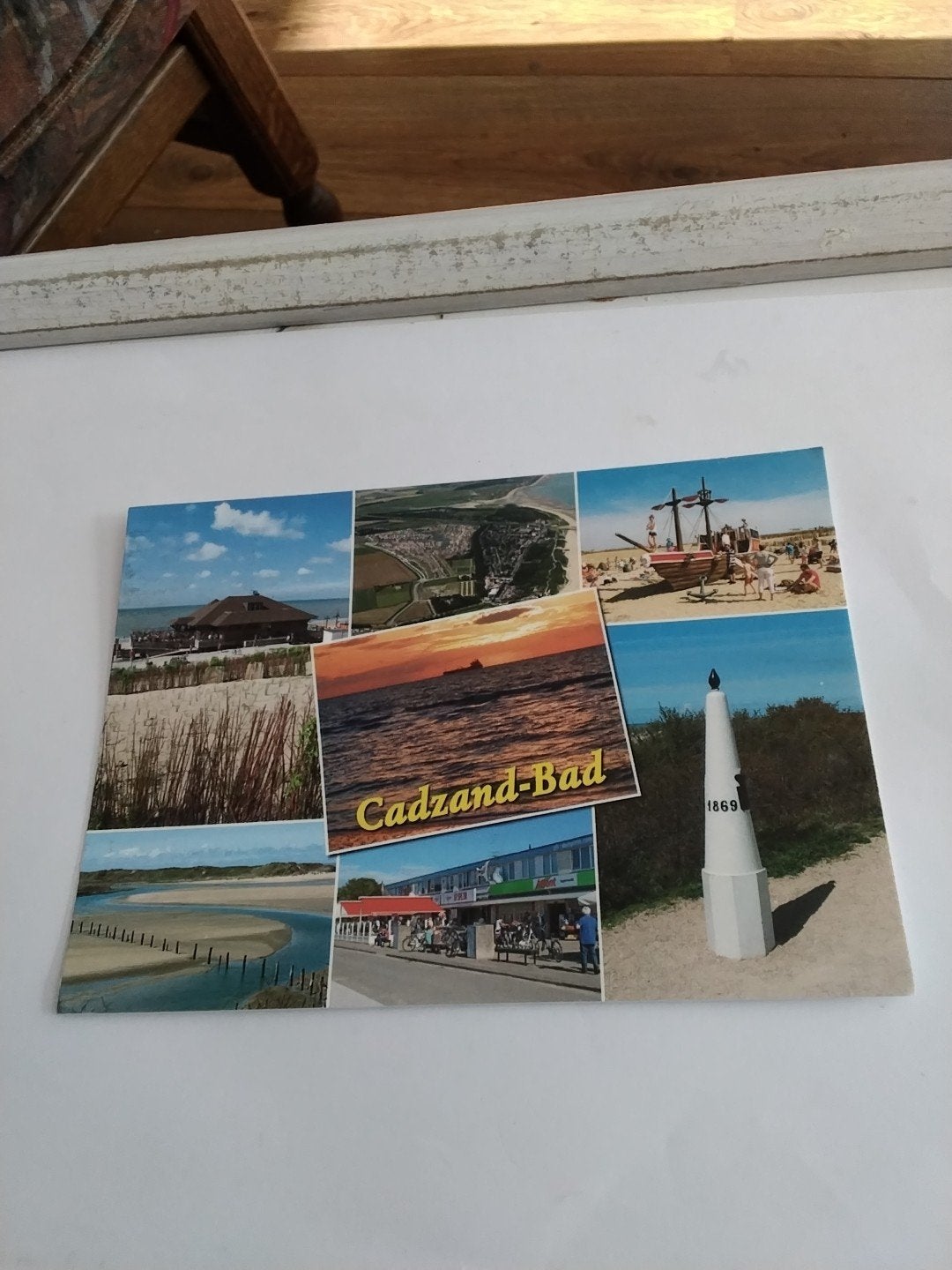 Vintage Ansichtkaart Cadzand-Bad - Geschreven en Gestempeld, Ophalen of Verzenden, 1960 tot 1980, Gelopen, Zeeland
