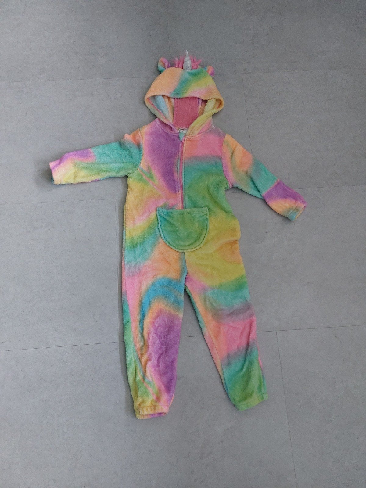 H&M Eenhoorn Onesie Maat 110/116, Kinderen en Baby's, Ophalen, Zo goed als nieuw, 110 t/m 116, Jongen of Meisje