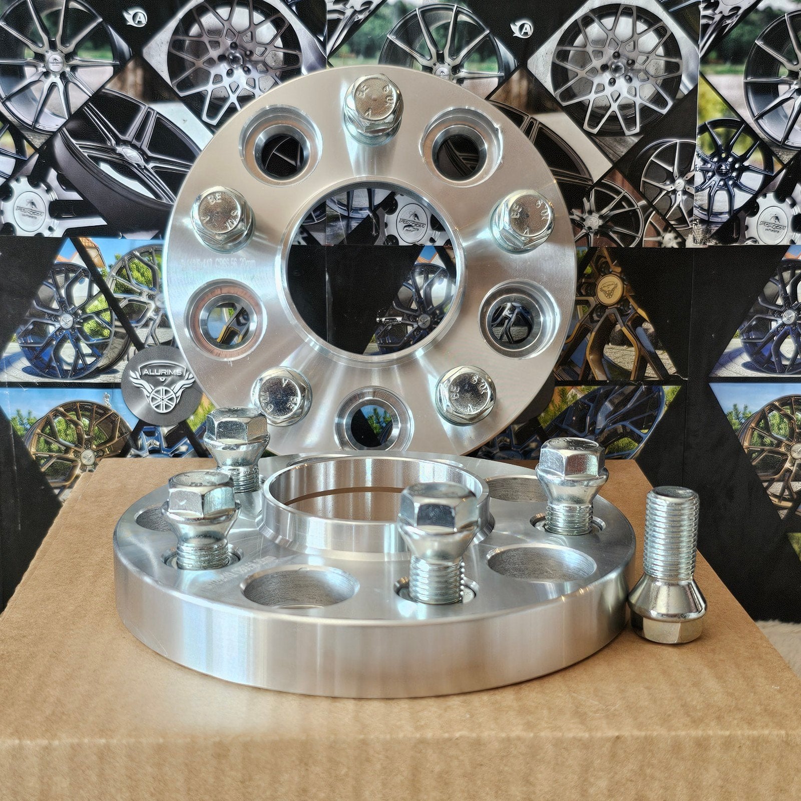 spoorverbreders Adapters Audi Q5 5x112 66,5 20mm, Auto diversen, Tuning en Styling, Ophalen of Verzenden