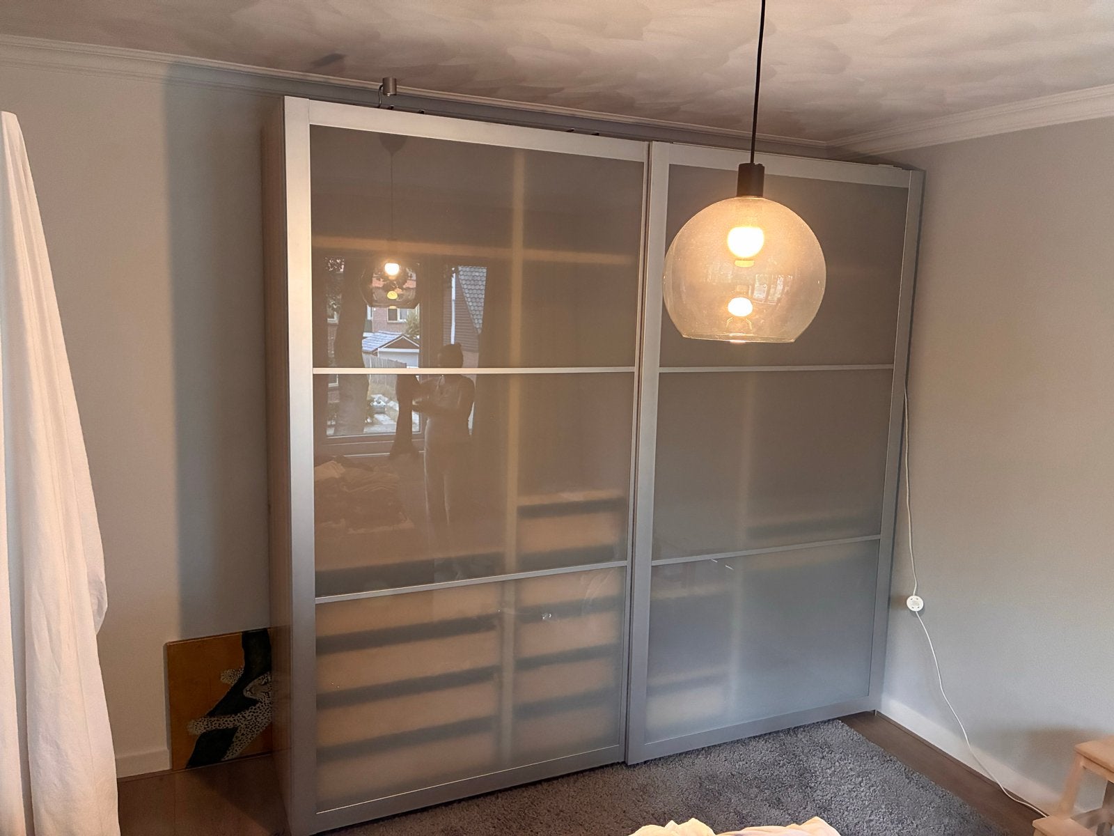 IKEA Pax Lyngdal kast met schuifdeuren en lades, Huis en Inrichting, Kasten | Kledingkasten, Ophalen, Gebruikt, 200 cm of meer