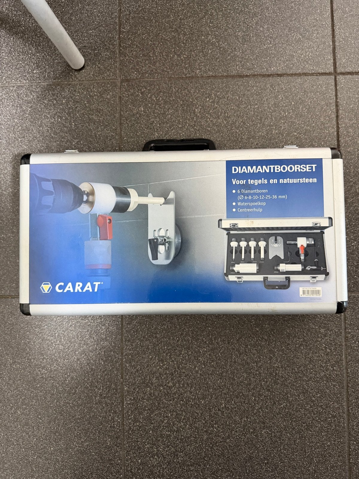 Carat Diamantboor set voor tegels en natuursteen, Doe-het-zelf en Verbouw, Ophalen of Verzenden, Zo goed als nieuw, Overige typen