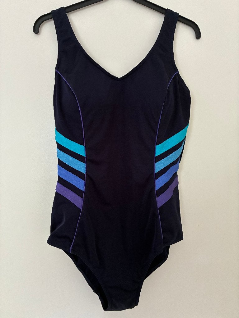 badpak zwempak maat 50, Kleding | Dames, Badmode en Zwemkleding, Zo goed als nieuw, Badpak, Blauw, Ophalen of Verzenden