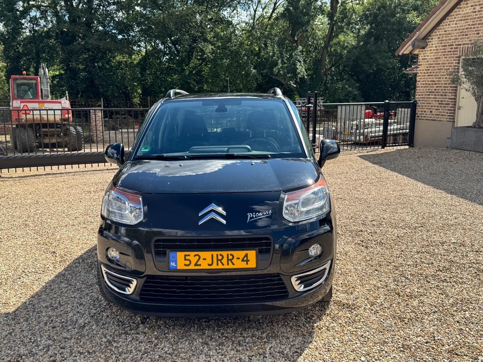Citroën C3 Picasso 1.4 VTI 2009 Zwart, Auto's, Citroën, Voorwielaandrijving, 15 km/l, Zwart, Origineel Nederlands