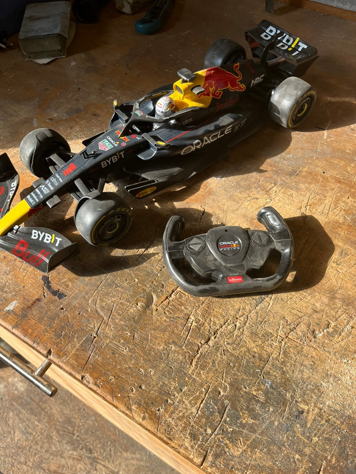 Max verstappen rc auto, Hobby en Vrije tijd, Elektro, Ophalen of Verzenden, Zo goed als nieuw, Auto onroad