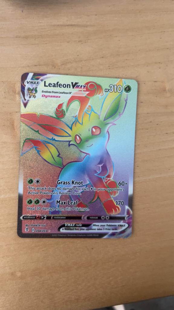 Pokemon kaart, Ophalen of Verzenden, Zo goed als nieuw