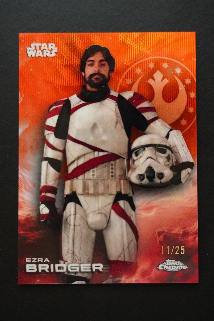 Ezra Bridger 2025 Topps Chrome Star Wars /25, Ophalen of Verzenden, Nieuw, Overige typen