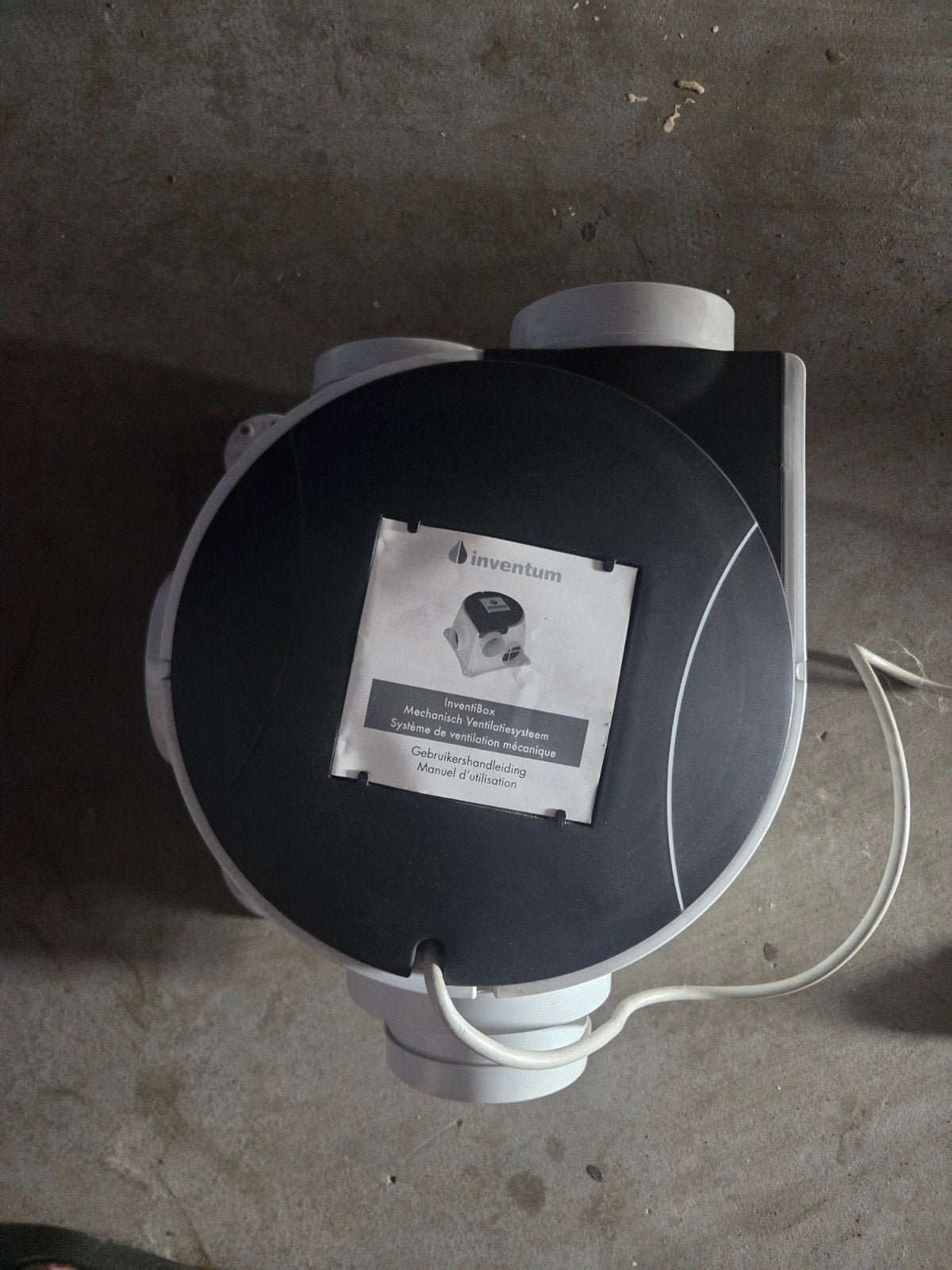 Inventum InventiBox Mechanisch Ventilatiesysteem, Ophalen of Verzenden, Gebruikt, Ventilator en Afzuiger