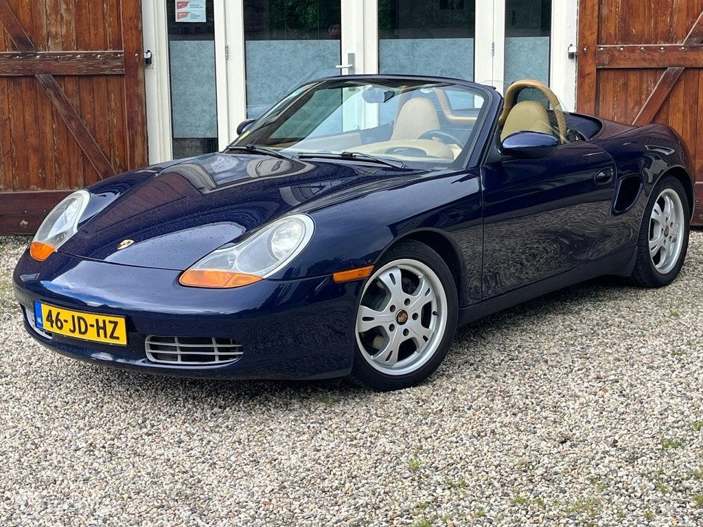 Porsche Boxster 2.7 Tiptronic Automaat met hardtop, Auto's, Automaat, Achterwielaandrijving, Gebruikt, Beige