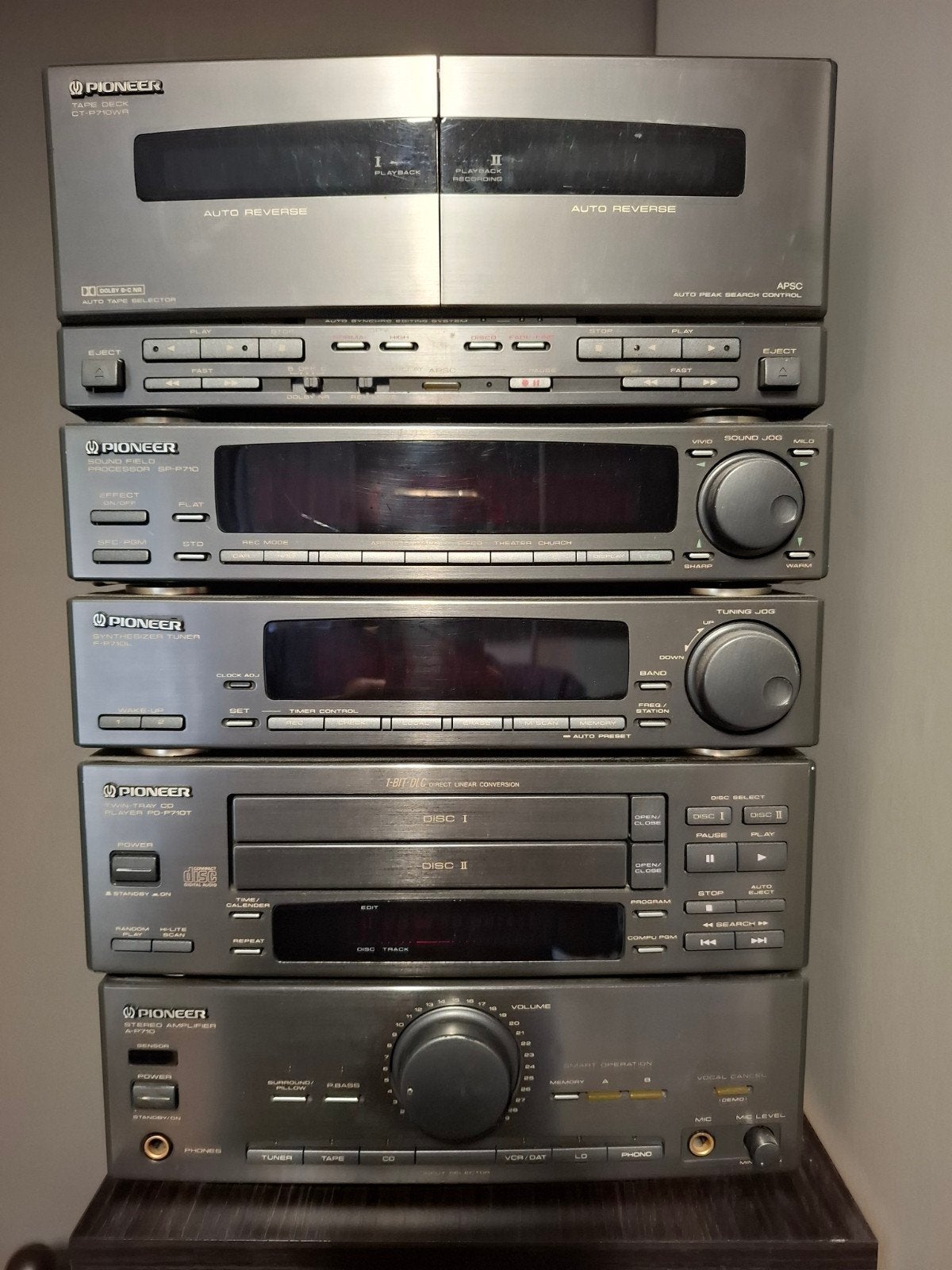 Pioneer Midi set retro. Losse delen, was destijds een topper, Audio, Tv en Foto, Ophalen, Gebruikt, Losse componenten, Cassettedeck