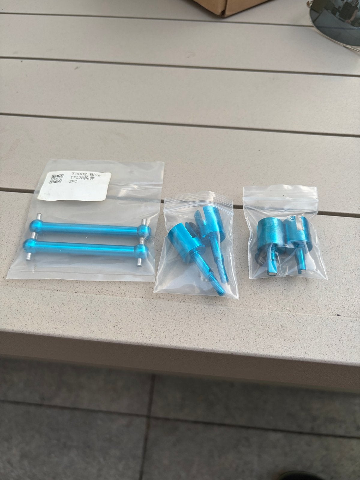 Blauwe RC Differentieel Cups voor Tamiya TT01/TT02, Elektro, Nieuw, Ophalen of Verzenden, Schaal 1:10