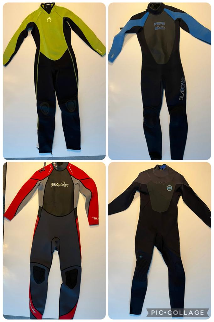 4 wetsuits te koop!, Ophalen of Verzenden, Zo goed als nieuw, Duikpak