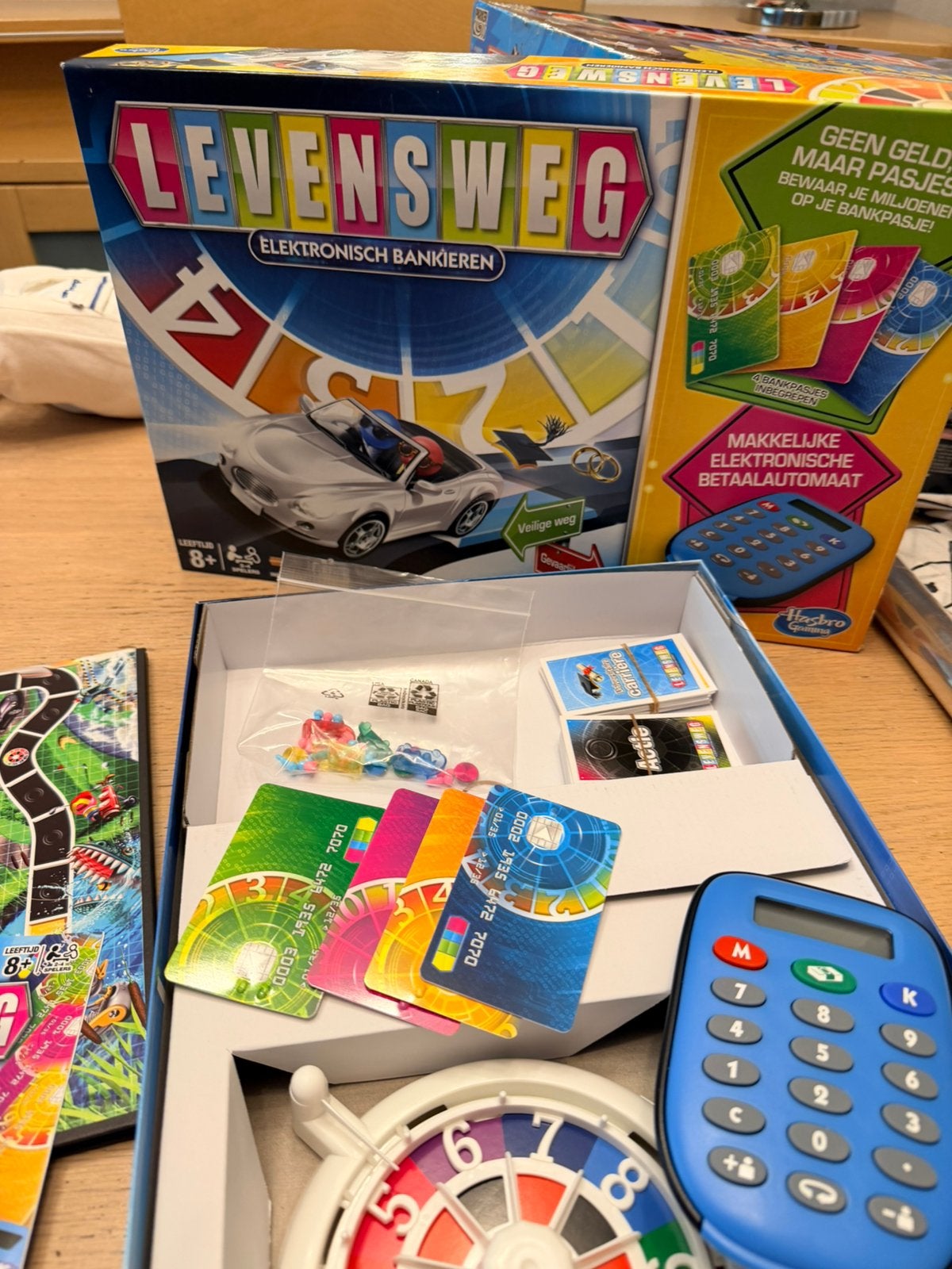 Levensweg elektronisch bankieren zgan, Hobby en Vrije tijd, Gezelschapsspellen | Bordspellen, Verzenden, Zo goed als nieuw