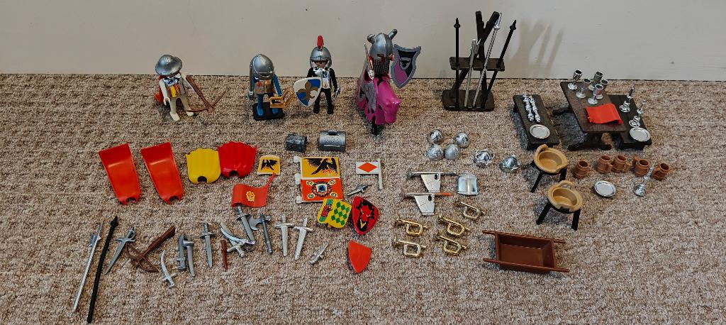 playmobil ridders, Ophalen